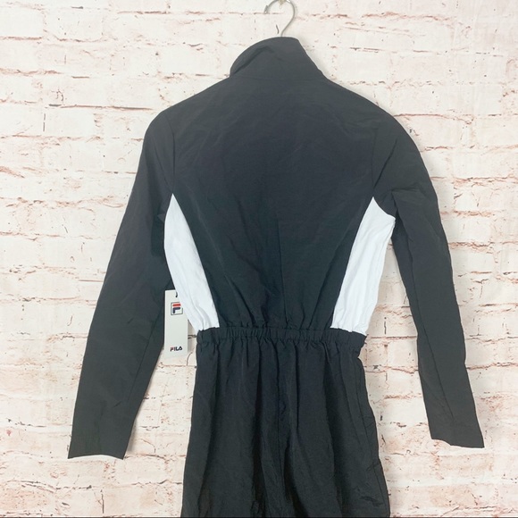Fila Houston Flight Black White Jumpsuit Size Small - Picture 9 of 10